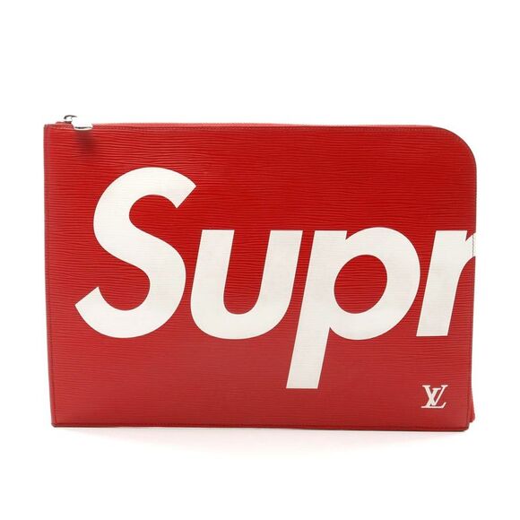 Louis Vuitton Epi Leather Pochette Jour GM Clutch - Picture 1 of 6